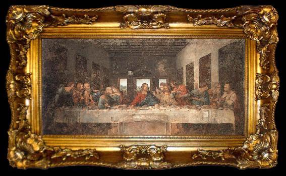 framed  LEONARDO da Vinci Abendmahl, ta009-2